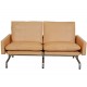 Poul Kjærholm PK-31 2.seater sofa in natural leather