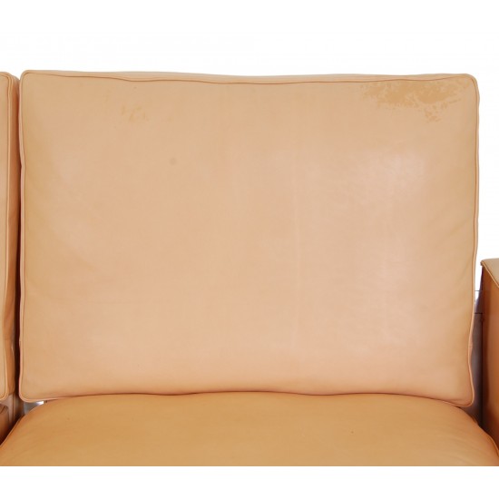 Poul Kjærholm PK-31 2.seater sofa in natural leather