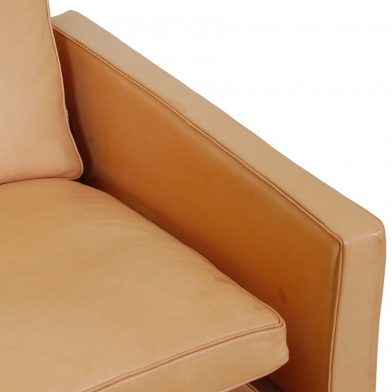 Poul Kjærholm PK-31 2.seater sofa in natural leather