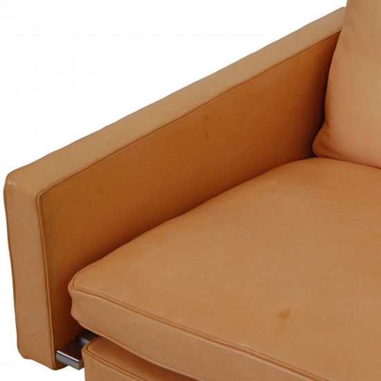 Poul Kjærholm PK-31 2.seater sofa in natural leather