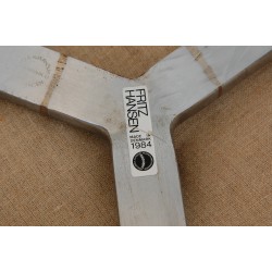 Poul Kjærholm PK33 stol i sort læder af Kold Christensen