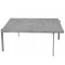 Poul Kjærholm PK-61 coffee table of cipollini marble