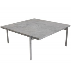 Poul Kjærholm PK-61 coffee table of cipollini marble