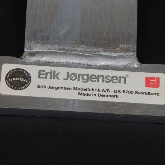 Erik Jørgensen Corona chair in black leather 