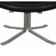 Erik Jørgensen Corona chair in black leather 