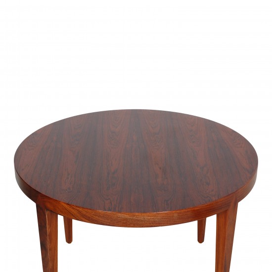 Severin Hansen Circular rosewood coffee table Ø: 90 Cm