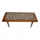 Severin Hansen rectangular rosewood coffee table with tiles