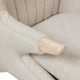 Svend Skipper Papa Bear Chair in dark sand hallingdal fabric and oak