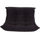 Michel Ducaroy Togo 2.pers sofa reupholstered in black Alcantara fabric
