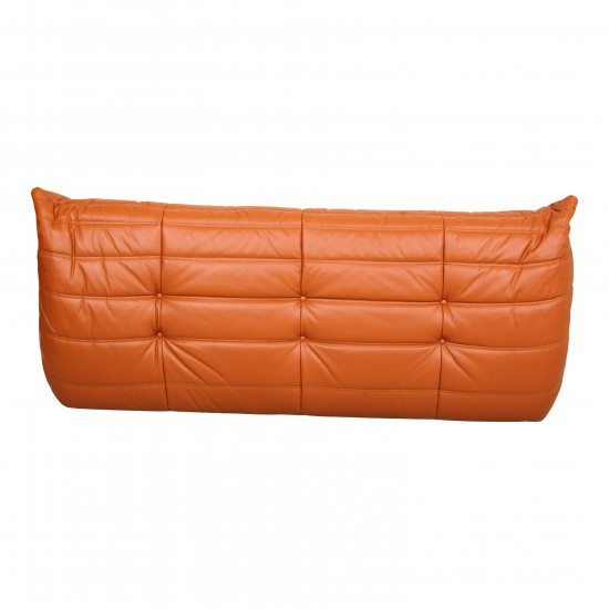 Michel Ducaroy Togo nypolstret 3 personers sofa i cognac classic læder