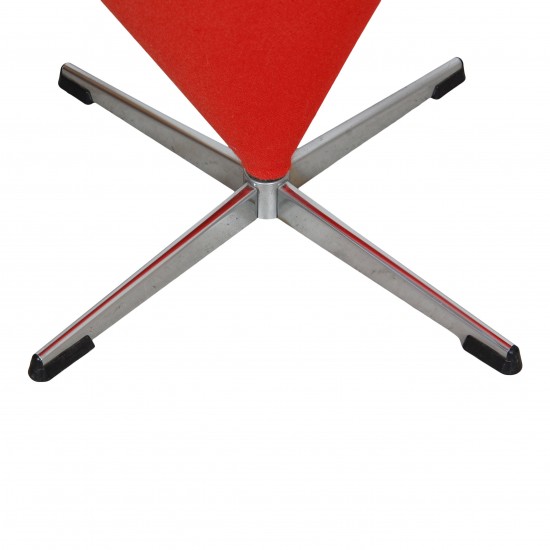 Verner Panton Cone Chair with red tonus fabric