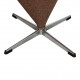 Verner Panton Cone Chair with brown fabric