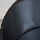 Verner Panton Cone-chair in black leather