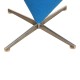 Verner Panton 1926-1998 Stol, Cone Chair / Kræmmerhusstolen, fuldpolstret med lyseblåt 'Hallingdal' uld