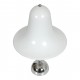 Verner Panton Verpan bordlampe Chrome-Hvid