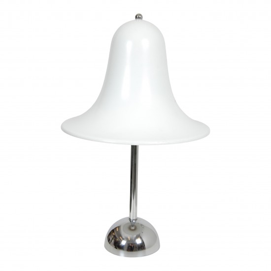 Verner Panton Verpan bordlampe Chrome-Hvid