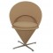 Verner Panton Cone chair in beige Hallingdal fabric