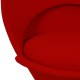 Verner Panton Cone chair i rød Hallingdal stof
