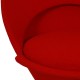 Verner Panton Cone chair in red Hallingdal fabric