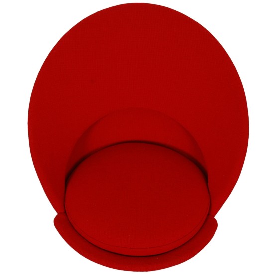 Verner Panton Cone chair in red Hallingdal fabric