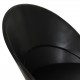Verner Panton Cone chair i sort læder