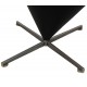 Verner Panton Cone chair i sort læder