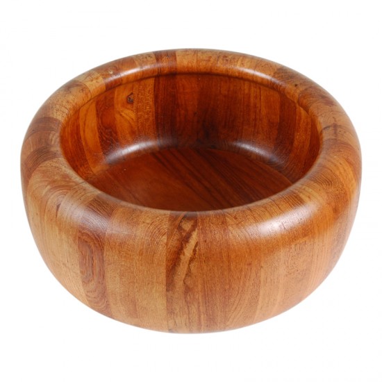 Digested Design Solid Teak bowl H: 11