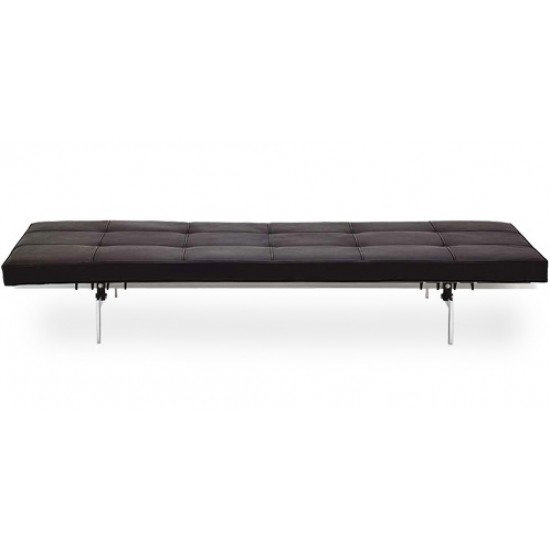 Poul Kjærholm PK-80 daybed with black classic leather