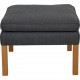Børge Mogensen 2202 stool in grey fabric 