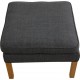 Børge Mogensen 2202 stool in grey fabric 