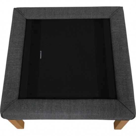 Børge Mogensen 2202 stool in grey fabric 