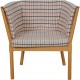 Børge Mogensen 1790 Horse shoe chair in hestedækken fabric
