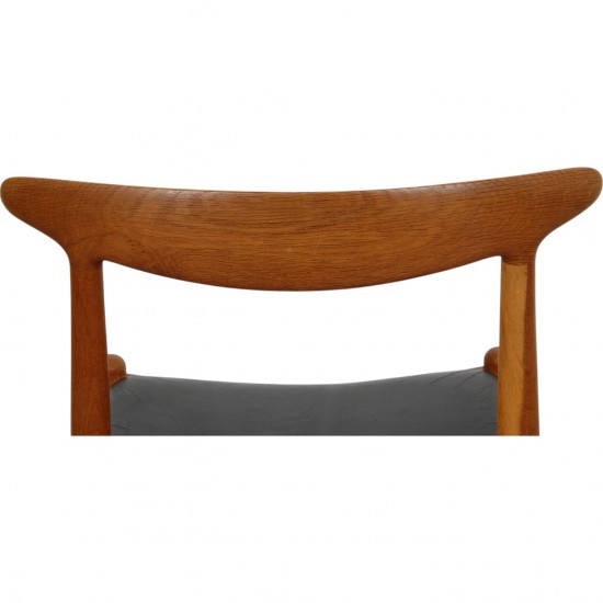 Sæt af to Hans Wegner W1 stole af eg