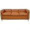 New Le Corbusier 3.seater LC2 sofa in cognac leather