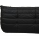 Michel Ducaroy 2-personers TOGO sofa i patineret sort læder