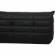 Michel Ducaroy 2-personers TOGO sofa i patineret sort læder