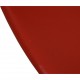Set of four Poul Kjærholm PK9 chairs in red leather