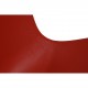 Set of four Poul Kjærholm PK9 chairs in red leather