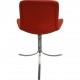 Set of four Poul Kjærholm PK9 chairs in red leather