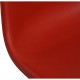 Set of four Poul Kjærholm PK9 chairs in red leather