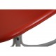 Set of four Poul Kjærholm PK9 chairs in red leather