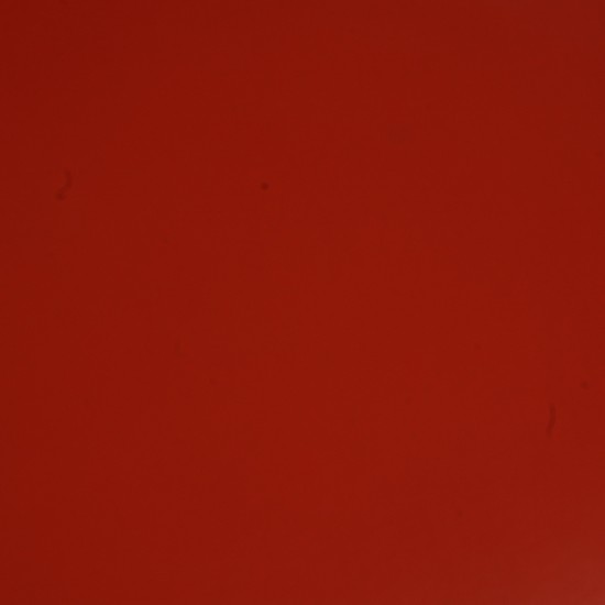 Set of four Poul Kjærholm PK9 chairs in red leather