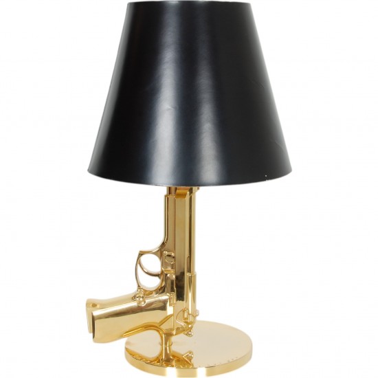 Philippe Starck gold gun lampe