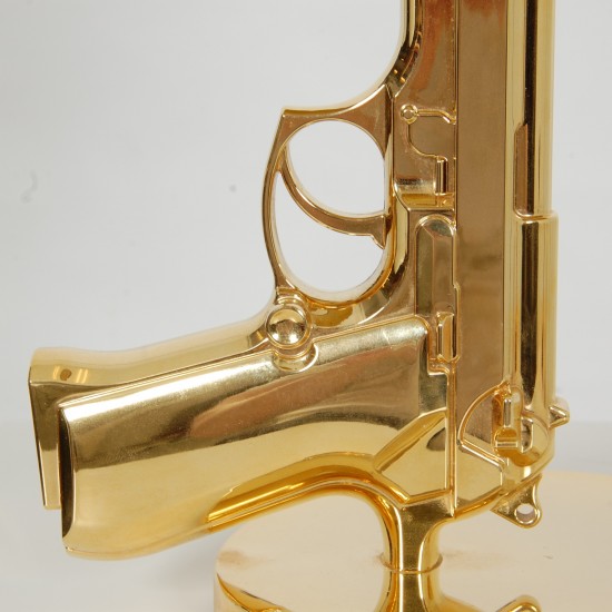 Philippe Starck gold gun lampe