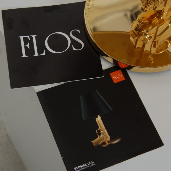 Philippe Starck gold gun lampe