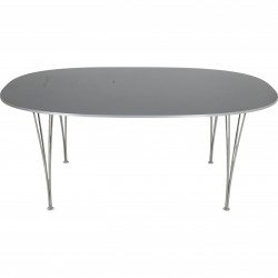 Piet Hein sort 100 års jubilæums Super ellipse bord 170x100 Cm