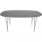 Piet Hein black 100 years anniversary Super elipse table 170x100 Cm