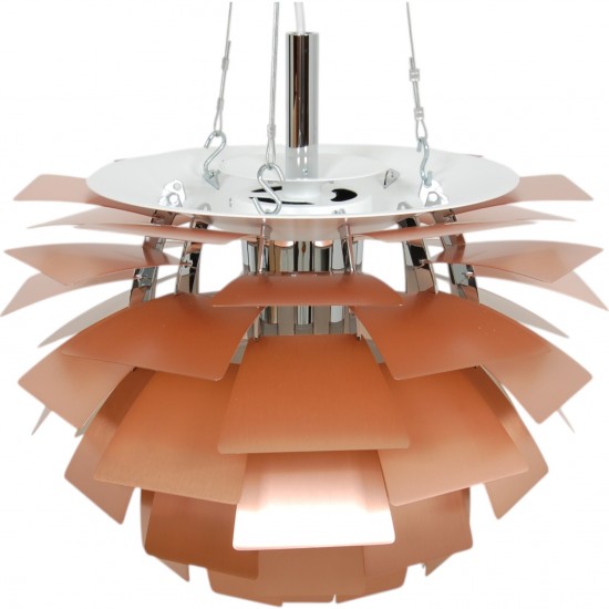 Ny Poul Henningsen kobber Kogle lampe 48 Cm
