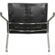 Poul Kjærholm PK-22 chair in black grace leather