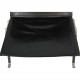 Poul Kjærholm PK-22 chair in black grace leather